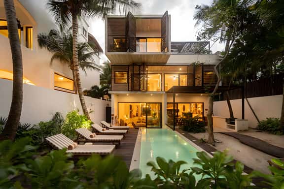 Spa, Gym & Chef Included. 6BD Beachfront Home. - Image 1