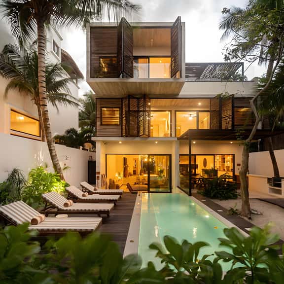 Spa, Gym & Chef Included. 6BD Beachfront Home. - Image 1